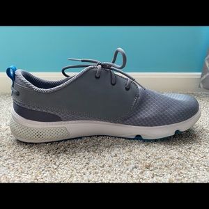 Men’s Sperry Tennis Shoe, Grey, Tie, Size 12